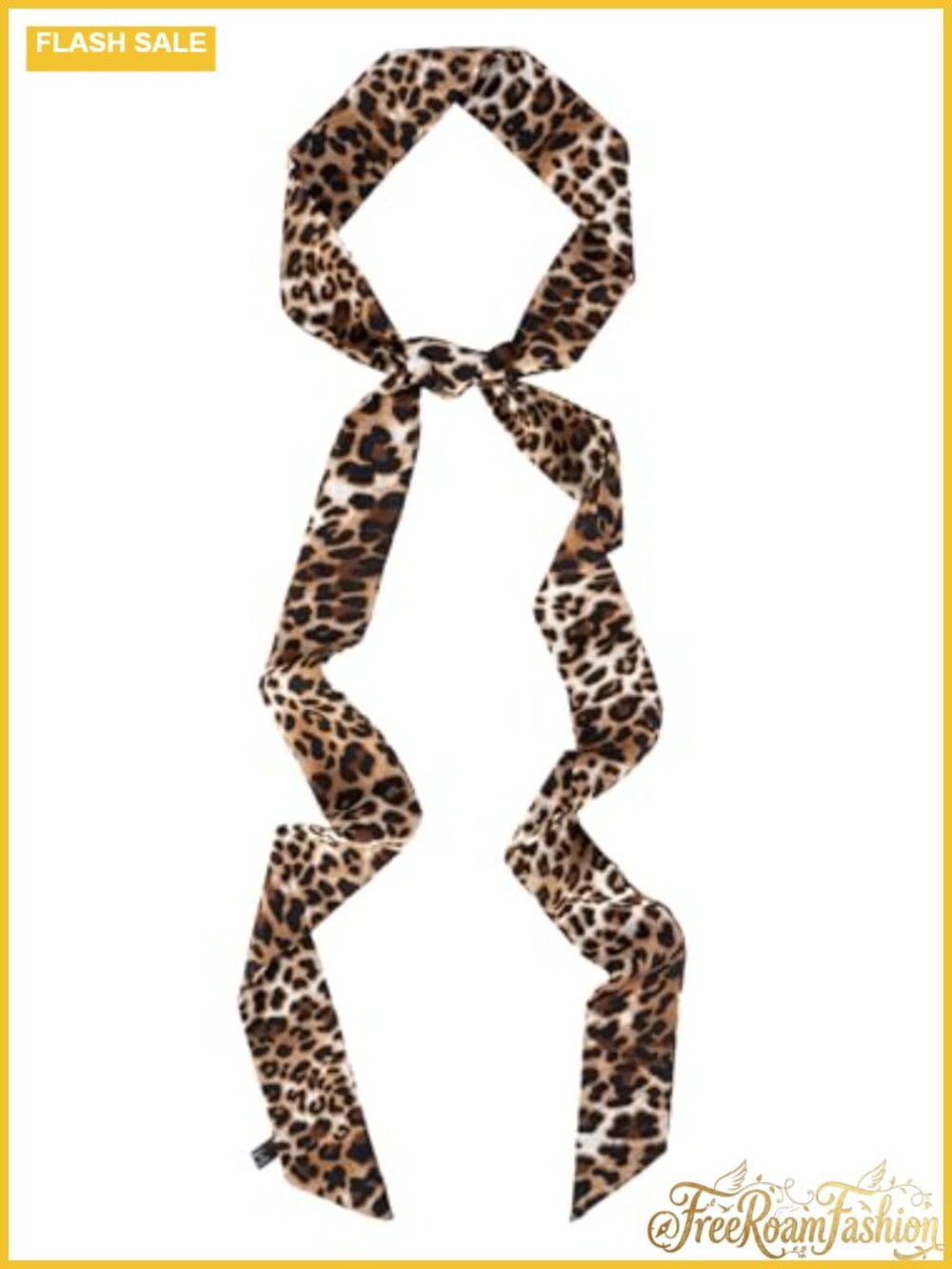 GERINLY Polyester Long Neck Scarf Skinny Head Scarf Neckerchief Women